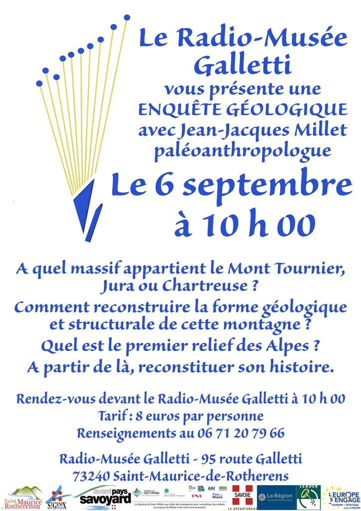Affiche de l'enquête géologique