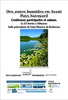 Conférence participative : "des zones humides dans l'Avant-Pays Savoyard"